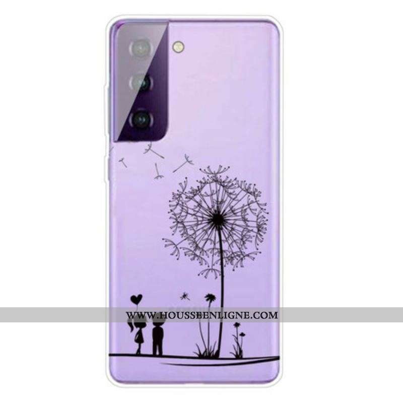 Coque Samsung Galaxy S21 5G Pissenlit Love