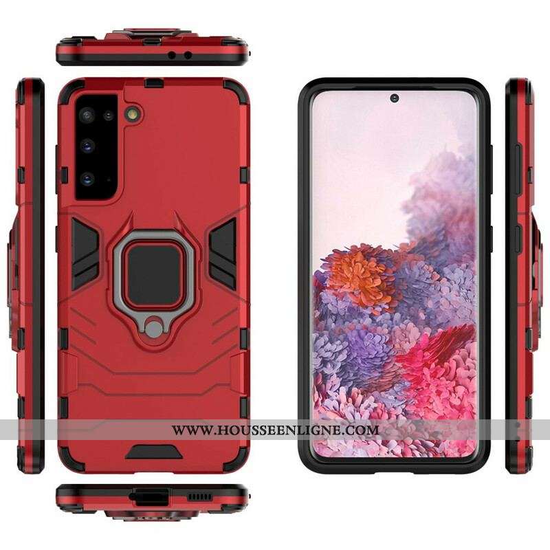 Coque Samsung Galaxy S21 5G Ring Résistante