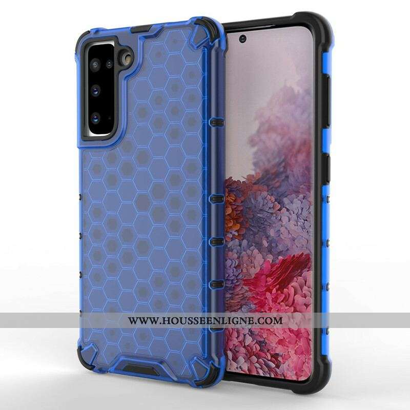 Coque Samsung Galaxy S21 5G Style Nid d'Abeille