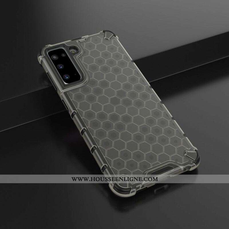 Coque Samsung Galaxy S21 5G Style Nid d'Abeille