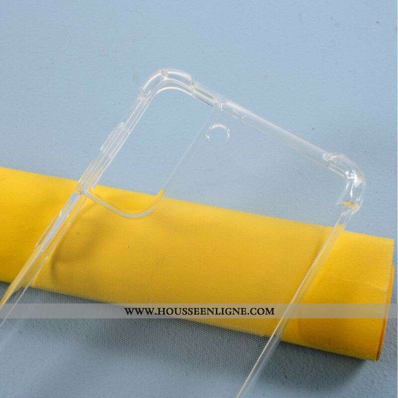 Coque Samsung Galaxy S21 5G Transparente Coins Renforcés