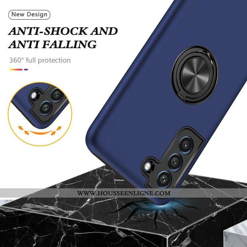 Coque Samsung Galaxy S21 FE Anneau-Support Magnétique