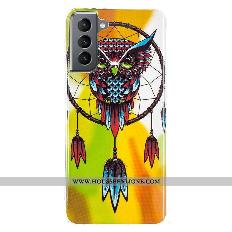 Coque Samsung Galaxy S21 FE Attrape Rêves Fluorescente