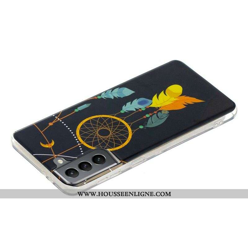 Coque Samsung Galaxy S21 FE Attrape Rêves Fluorescente