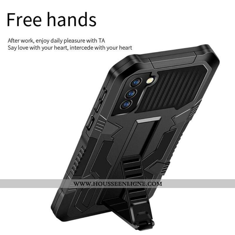 Coque Samsung Galaxy S21 FE Bicolore Support Amovible