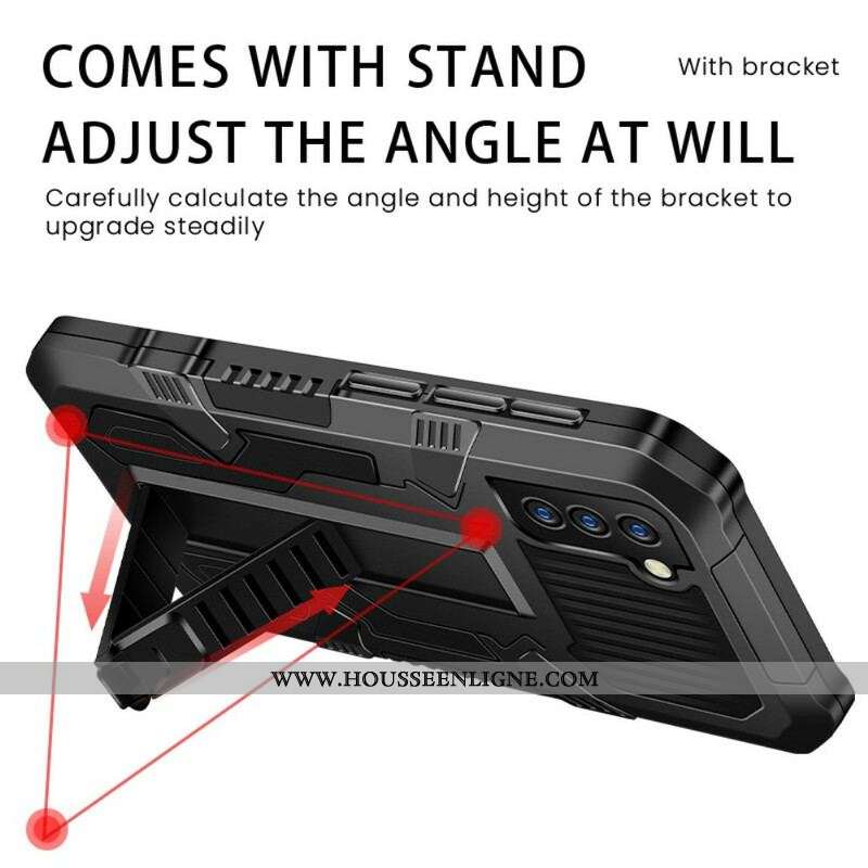 Coque Samsung Galaxy S21 FE Bicolore Support Amovible