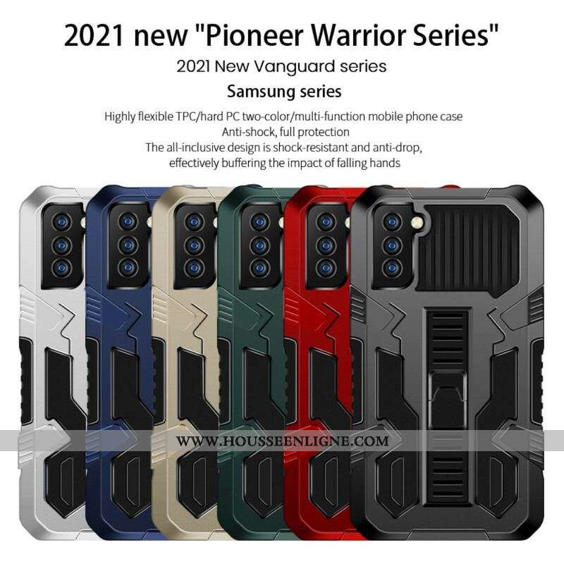 Coque Samsung Galaxy S21 FE Bicolore Support Amovible
