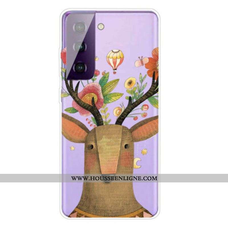Coque Samsung Galaxy S21 FE Cerf Tribal
