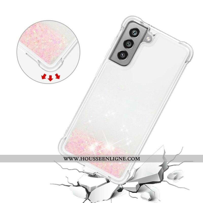 Coque Samsung Galaxy S21 FE Désires Paillettes