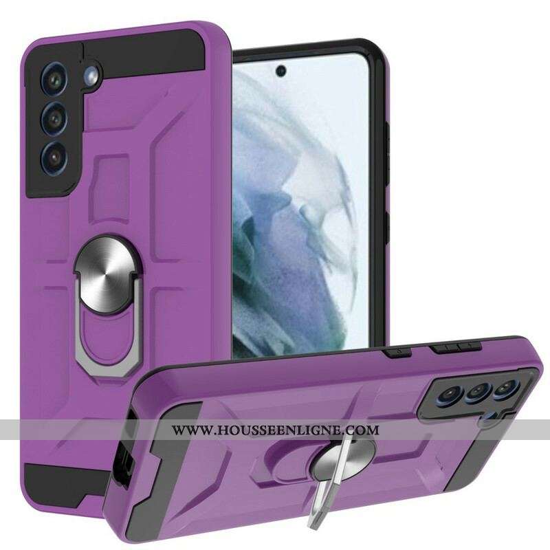 Coque Samsung Galaxy S21 FE Détachable Anneau-Support Color