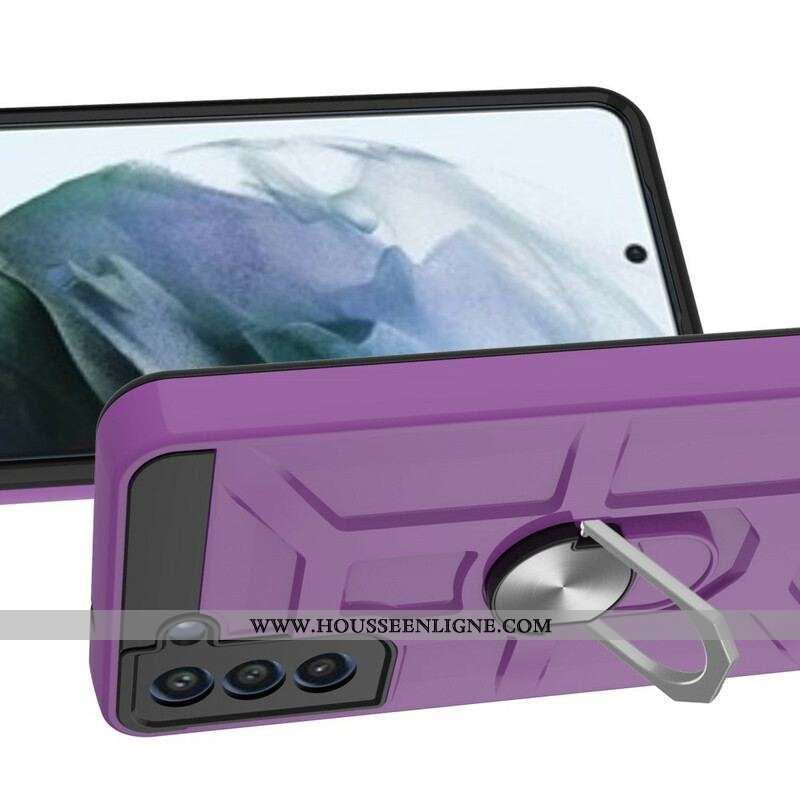 Coque Samsung Galaxy S21 FE Détachable Anneau-Support Color