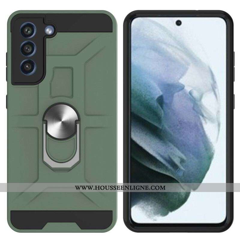 Coque Samsung Galaxy S21 FE Détachable Anneau-Support Color