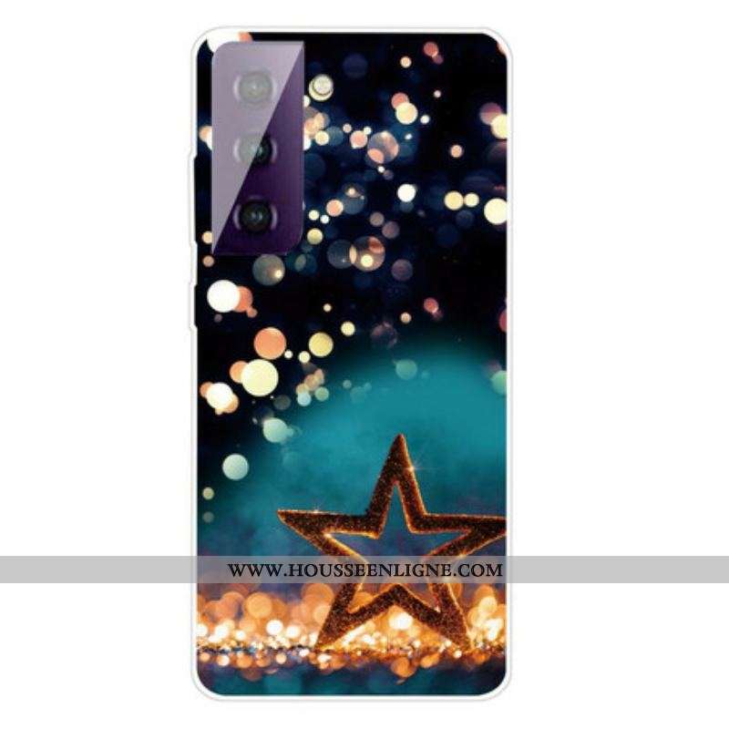 Coque Samsung Galaxy S21 FE Flexible Étoile