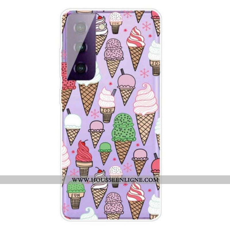Coque Samsung Galaxy S21 FE Glaces à la Crème
