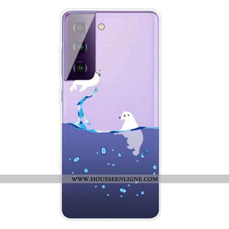 Coque Samsung Galaxy S21 FE Jeux de Mer