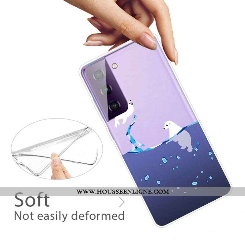 Coque Samsung Galaxy S21 FE Jeux de Mer