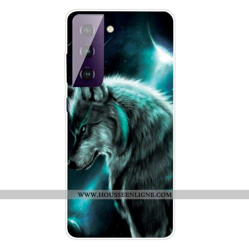 Coque Samsung Galaxy S21 FE Loup Royal