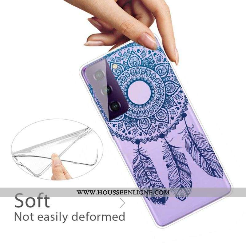 Coque Samsung Galaxy S21 FE Mandala Floral Unique