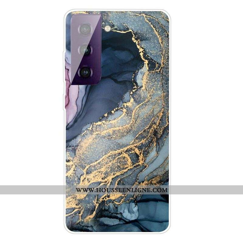 Coque Samsung Galaxy S21 FE Marbre Coloré