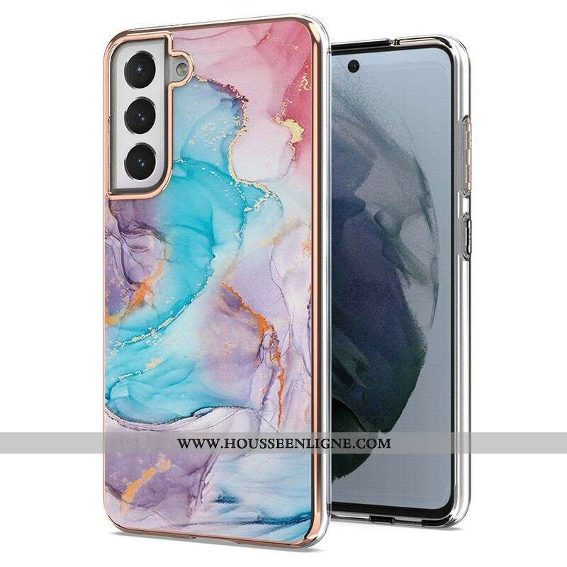 Coque Samsung Galaxy S21 FE Marbre Sophistiqué