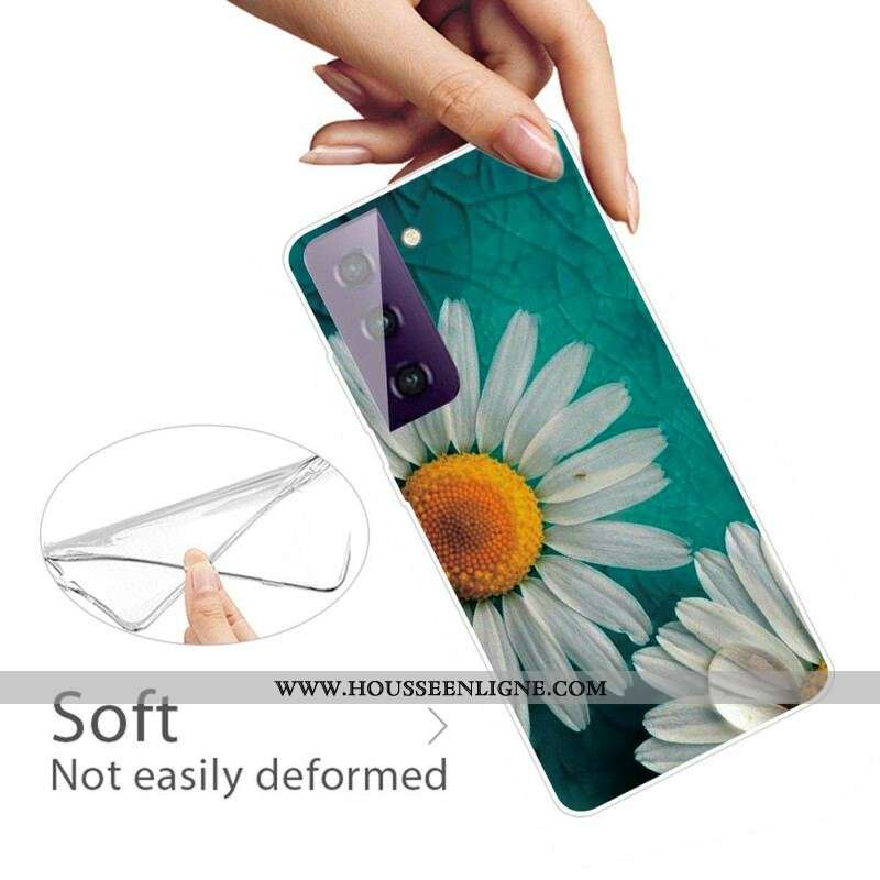 Coque Samsung Galaxy S21 FE Marguerite