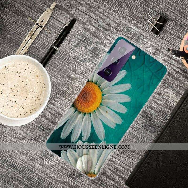Coque Samsung Galaxy S21 FE Marguerite