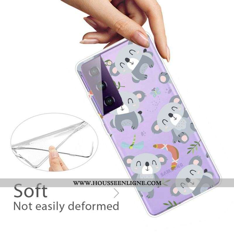 Coque Samsung Galaxy S21 FE Mignons Koalas