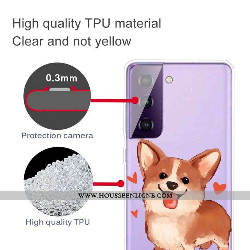 Coque Samsung Galaxy S21 FE Mon Petit Chien