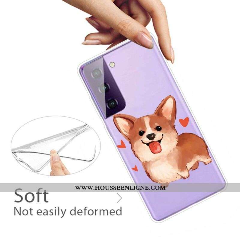 Coque Samsung Galaxy S21 FE Mon Petit Chien