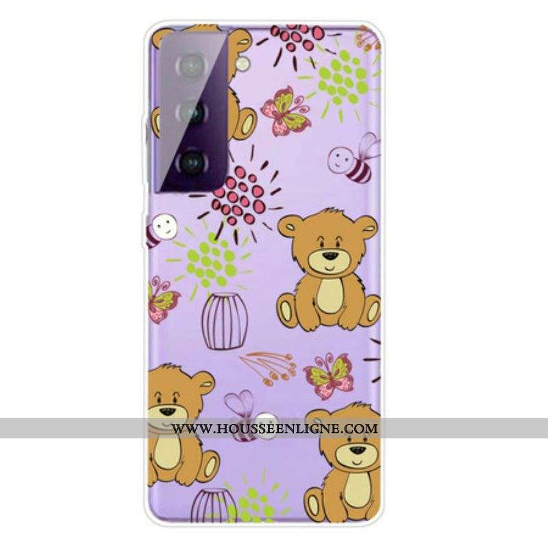 Coque Samsung Galaxy S21 FE Oursons Top