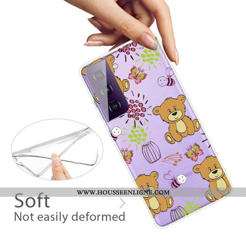 Coque Samsung Galaxy S21 FE Oursons Top