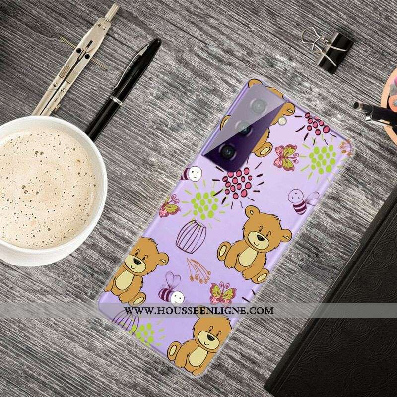Coque Samsung Galaxy S21 FE Oursons Top