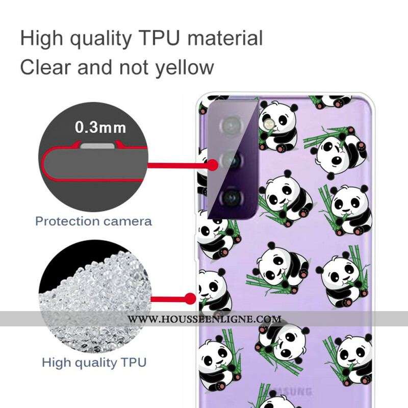 Coque Samsung Galaxy S21 FE Petits Pandas