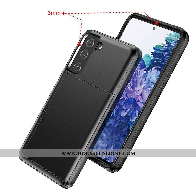 Coque Samsung Galaxy S21 FE Porte-Carte à Glissière