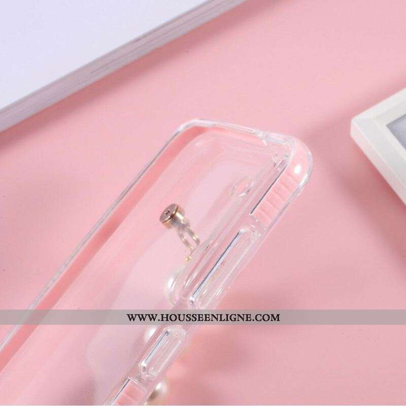 Coque Samsung Galaxy S21 FE Silicone Bracelet Perles