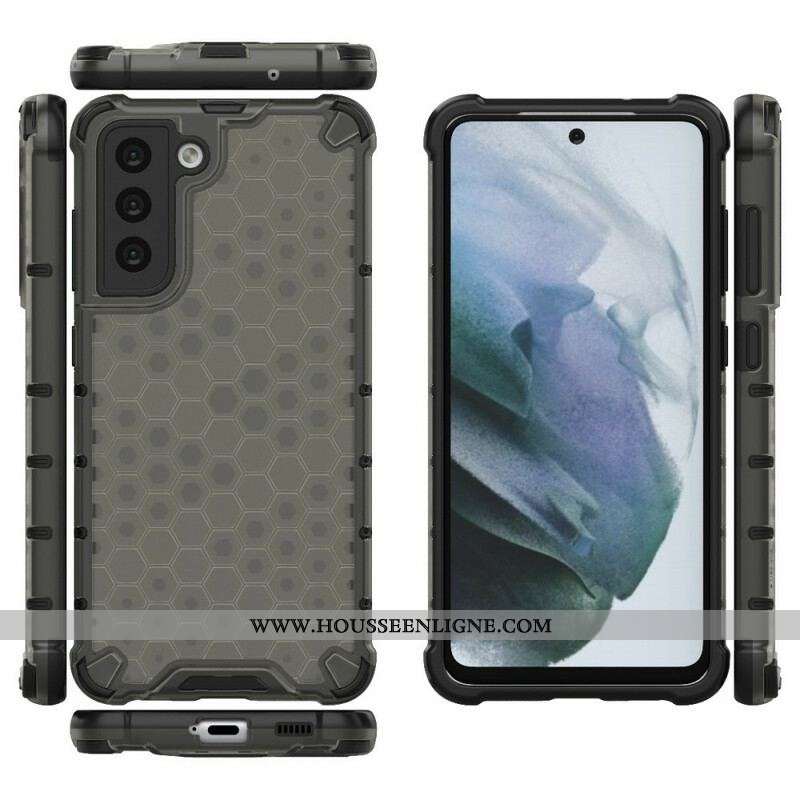 Coque Samsung Galaxy S21 FE Style Nid d'Abeille