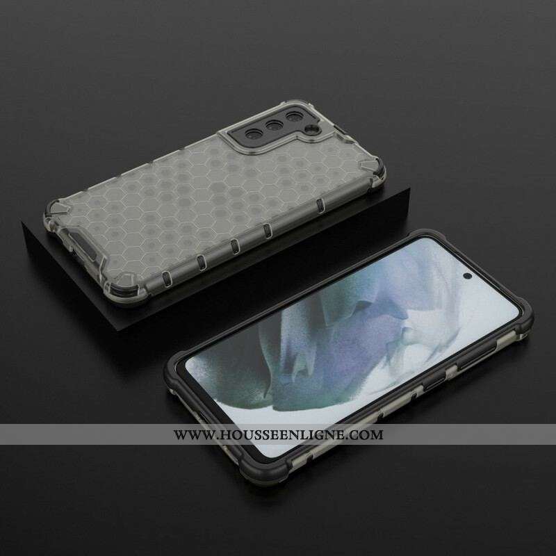 Coque Samsung Galaxy S21 FE Style Nid d'Abeille
