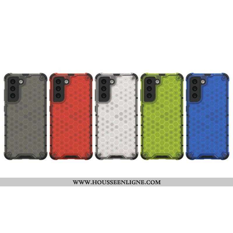 Coque Samsung Galaxy S21 FE Style Nid d'Abeille