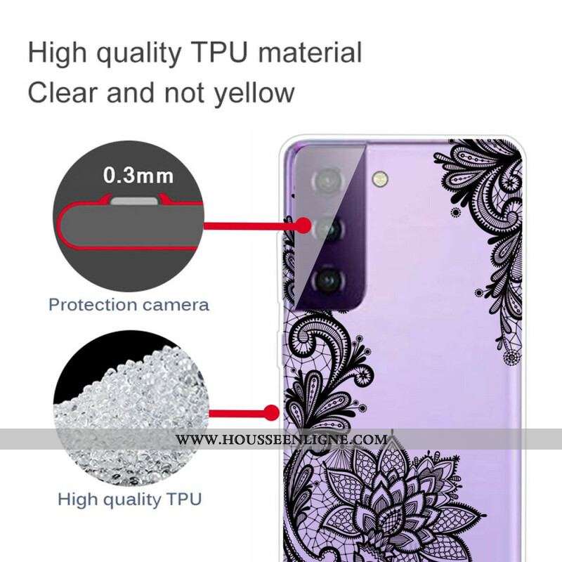 Coque Samsung Galaxy S21 FE Sublime Dentelle