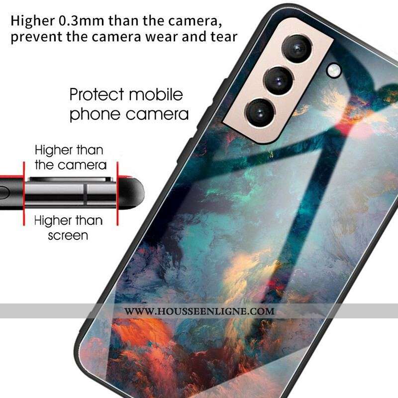 Coque Samsung Galaxy S21 FE Verre Trempé Ciel