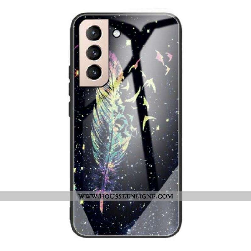 Coque Samsung Galaxy S21 FE Verre Trempé Plume