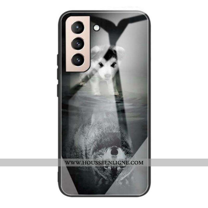 Coque Samsung Galaxy S21 FE Verre Trempé Rêve de Chiot