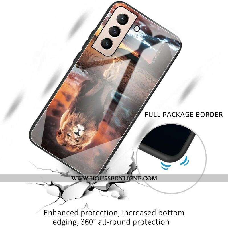 Coque Samsung Galaxy S21 FE Verre Trempé Rêve de Lionceau