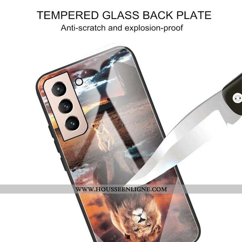 Coque Samsung Galaxy S21 FE Verre Trempé Rêve de Lionceau