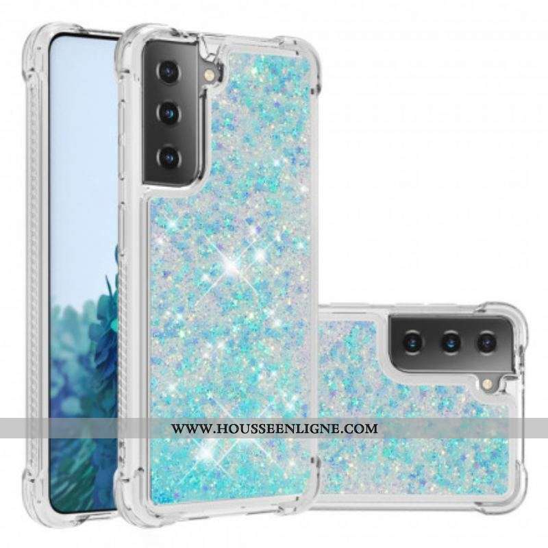 Coque Samsung Galaxy S21 Plus 5G Désires Paillettes