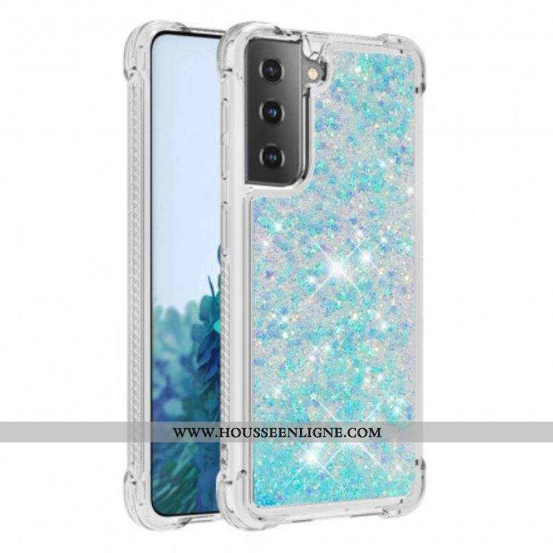 Coque Samsung Galaxy S21 Plus 5G Désires Paillettes