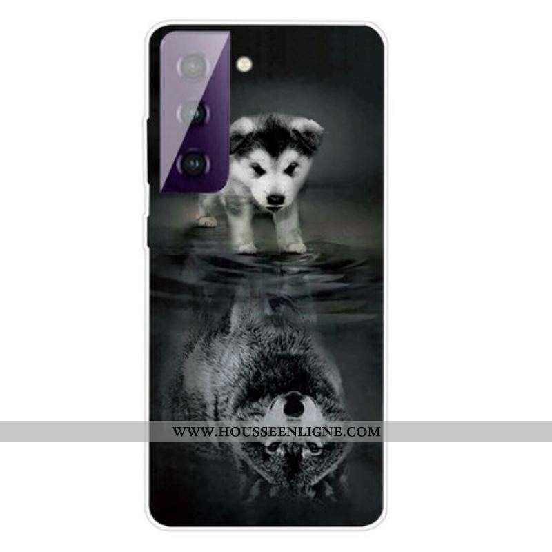 Coque Samsung Galaxy S21 Plus 5G Rêve de Chiot