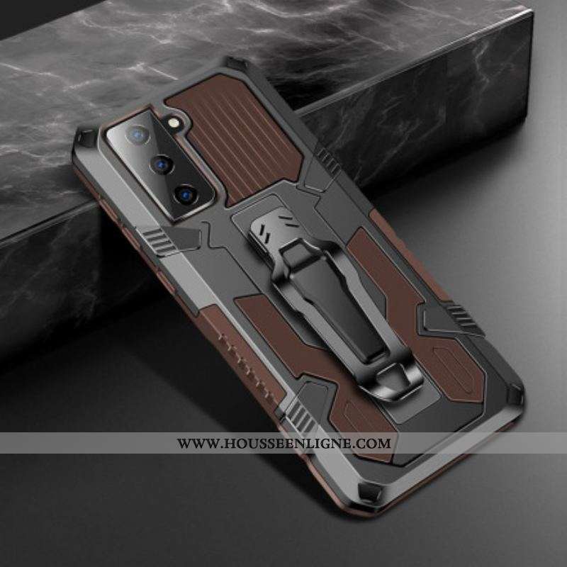 Coque Samsung Galaxy S21 Plus 5G Support Amovible Clip