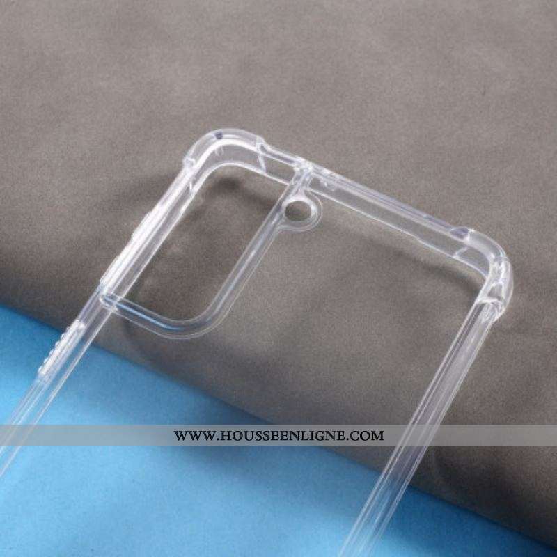 Coque Samsung Galaxy S21 Plus 5G Transparente Coins Renforcés
