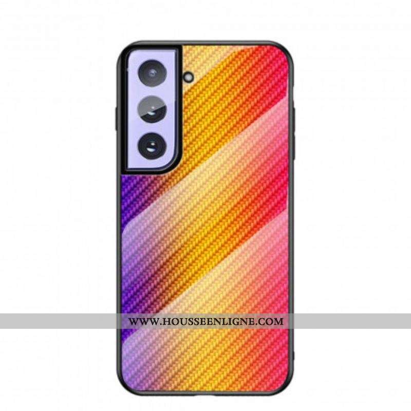 Coque Samsung Galaxy S21 Plus 5G Verre Trempé Fibre Carbone
